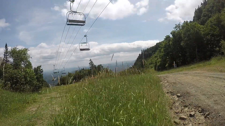 Skyride at Gore Mountain in the Adirondacks, New York