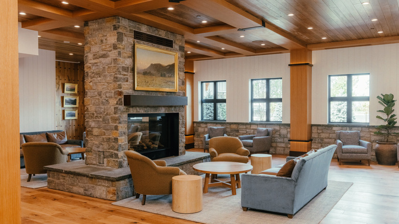 Lobby at the Skaneateles Fields Resort & Spa