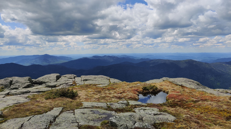 View from Algonquin Mountain in New York's Adirondack Park