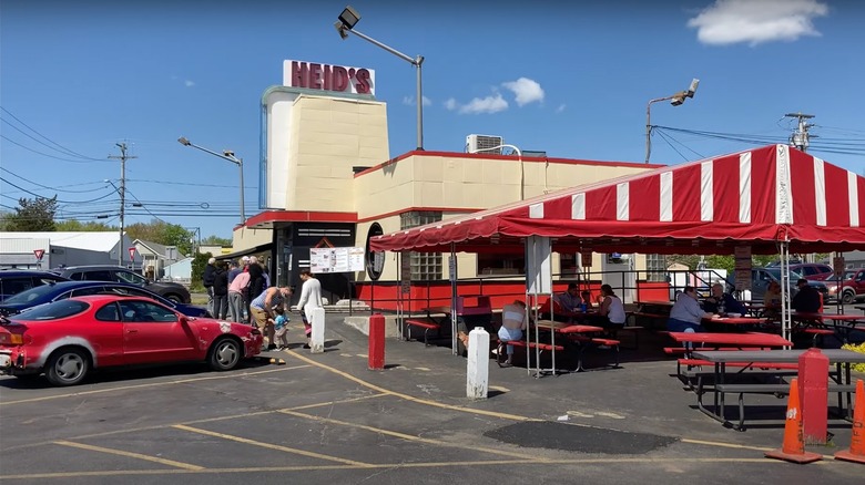 Exterior of Heidi's restaurant