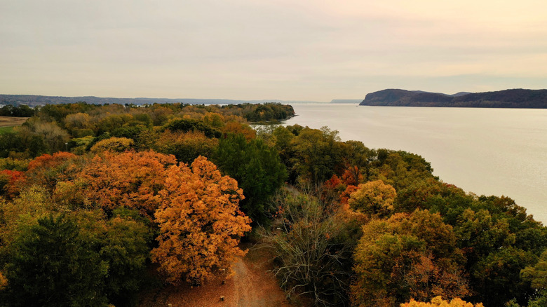 New York's Croton Point Park during fall