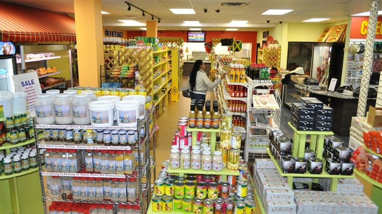 Inside Sam's Caribbean Marketplace in Long Island