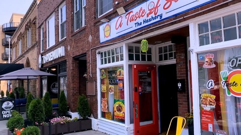A Taste of Soul storefront in Elmwood Village, Buffalo