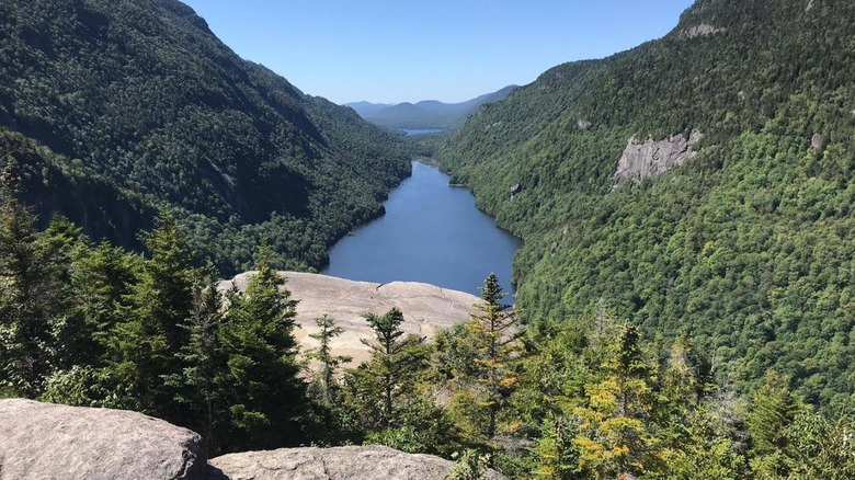 Silver Lake Wilderness overlook view from cliffs