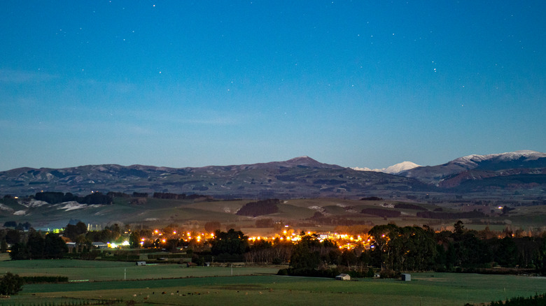 Early evening in Tapanui, West Otago