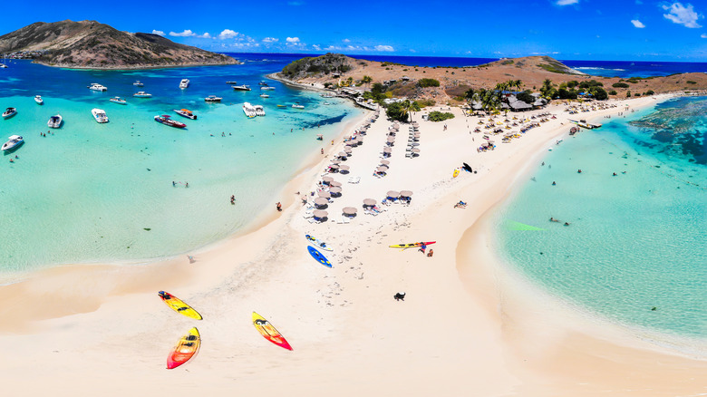 Aerial view of Sint Maarten