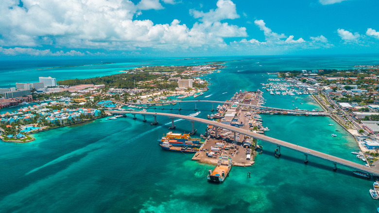 Skyline of Nassau, the Bahamas 