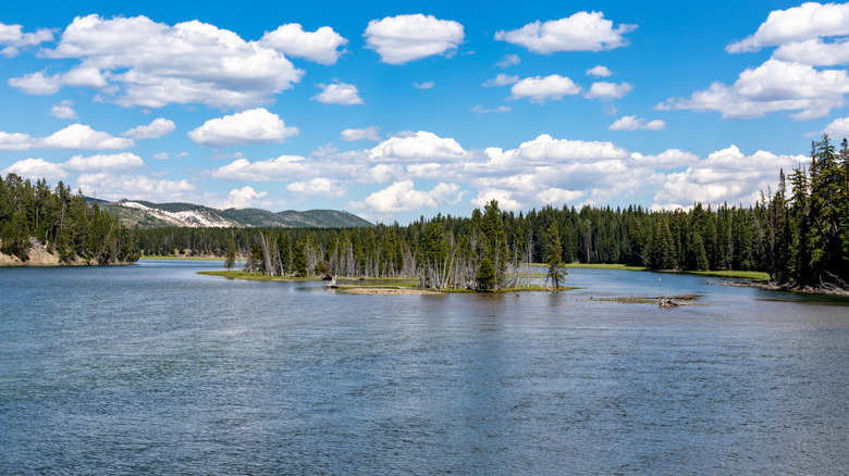 Yellowstone Lake inside Yellowstone National Park