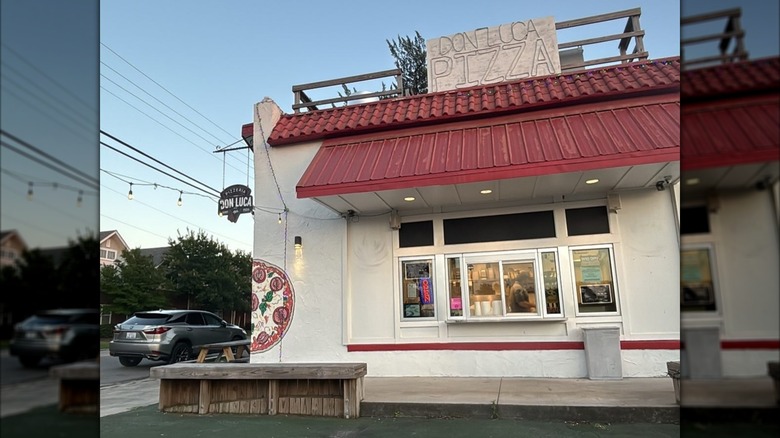 The exterior of Pizzeria Don Luca's in North Carolina