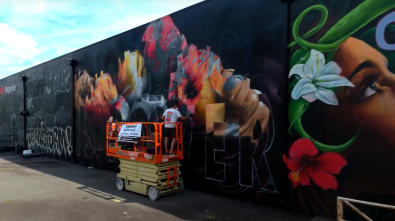 Grafitti of Eden street art