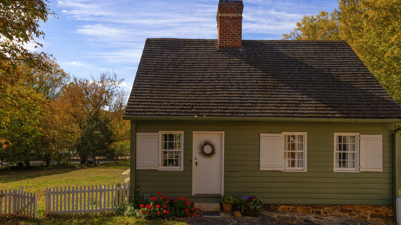 A small residential cottage in Old Salem