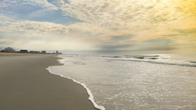 The North Carolina coastline