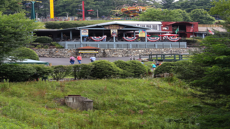 View of the Tweetsie Railroad amusement park
