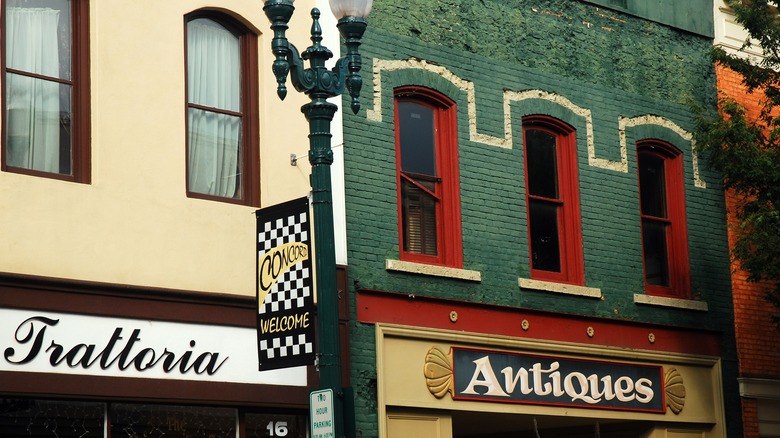 Buildings in downtown Concord, North Carolina