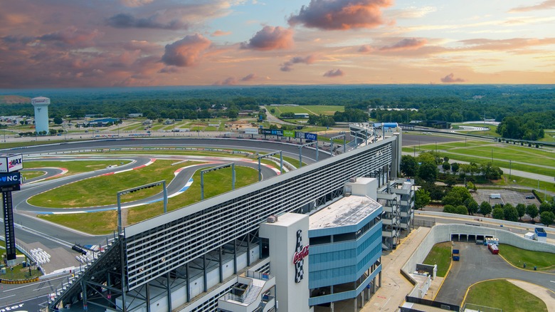The Charlotte Motor Speedway in Concord, North Carolina