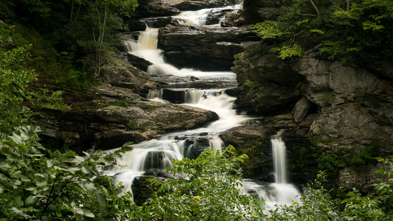 Waterfalls along the Waterfall Byway in North Carolina