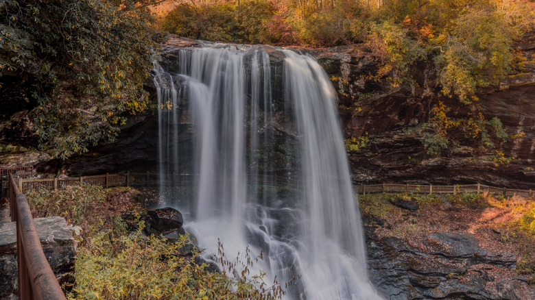Dry Falls photographed in the autumn