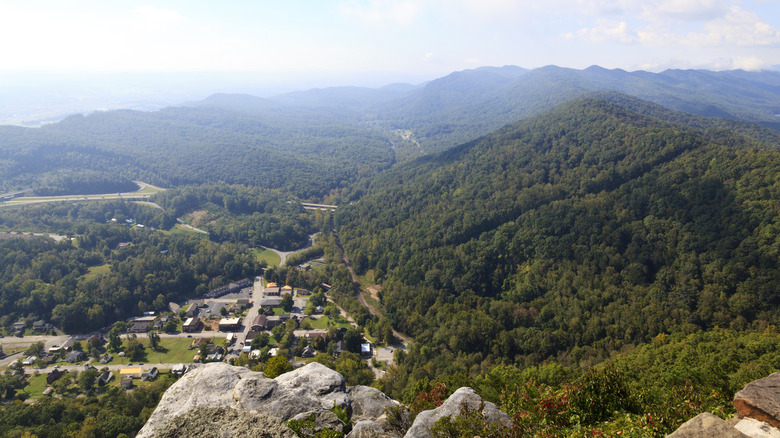 View from Pinnacle Overlook at Cumberland Gap National Historical Park