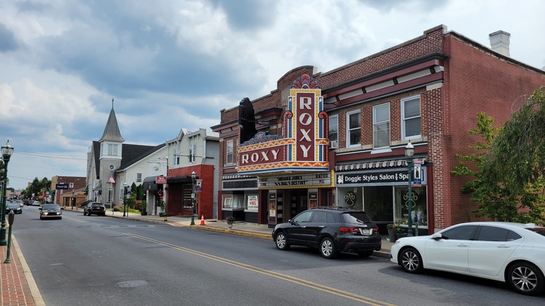 The Roxy Theater on Main Street in Northampton, Pennsylvania
