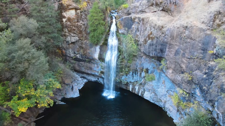 Potem Creek Falls from above