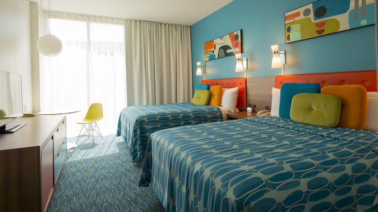 Room inside Universal Cabana Bay Resort