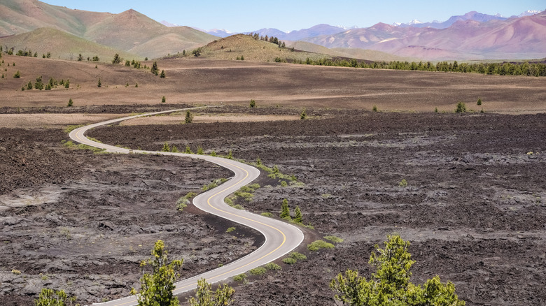 The Loop Road at Craters of the Moon National Monument in Idaho