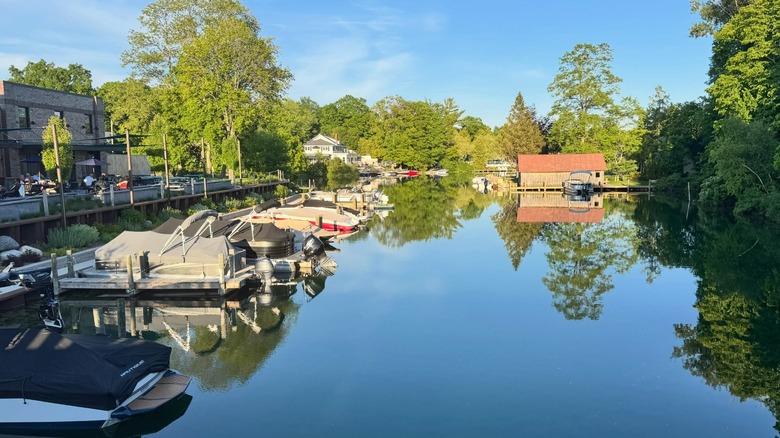 Waterfront view in Lake Leelanau, Michigan