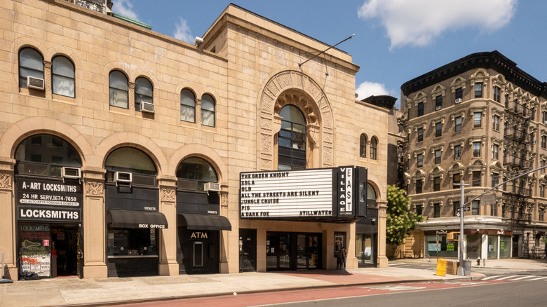 Exterior view of the Village East Cinema in New York