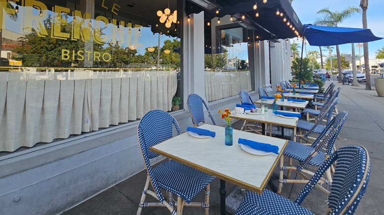 Exterior of Little Frenchie in Coronado, California