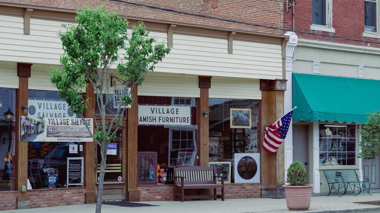 Village salvage storefront in Waynesville, Ohio