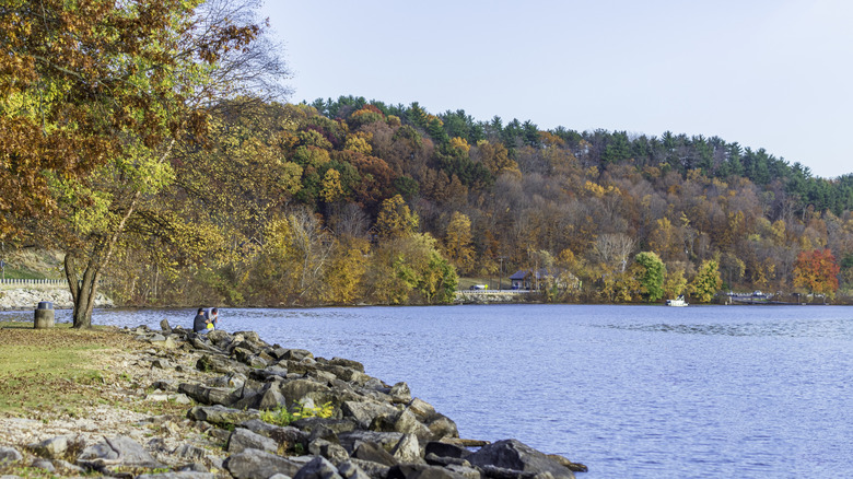 Autumn at Tappan Lake, in Ohio