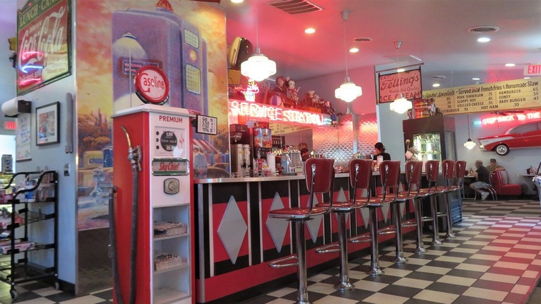The inside of the Nutcracker Family Restaurant