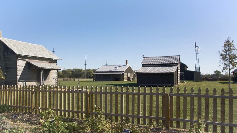 Century Village Cabins on sunny day