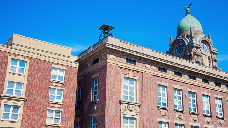 Lake County courthouse in the center of Painesville, Ohio