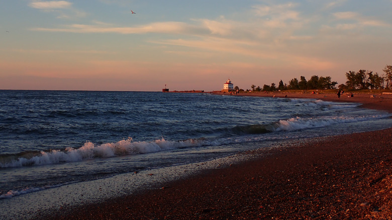View of Lake Erie near Painesville, Ohio