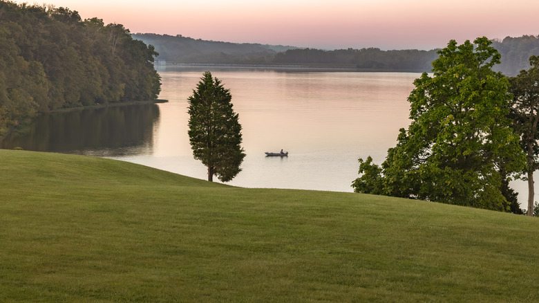 Fishing on Acton Lake in Hueston Woods State Park