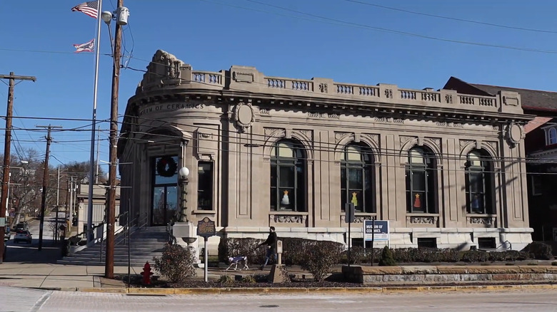Exterior of the Museum of Ceramics in East Liverpool, Ohio