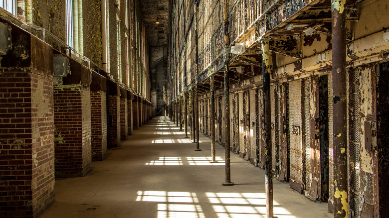 Deteriorating cell block inside the Ohio State Reformatory