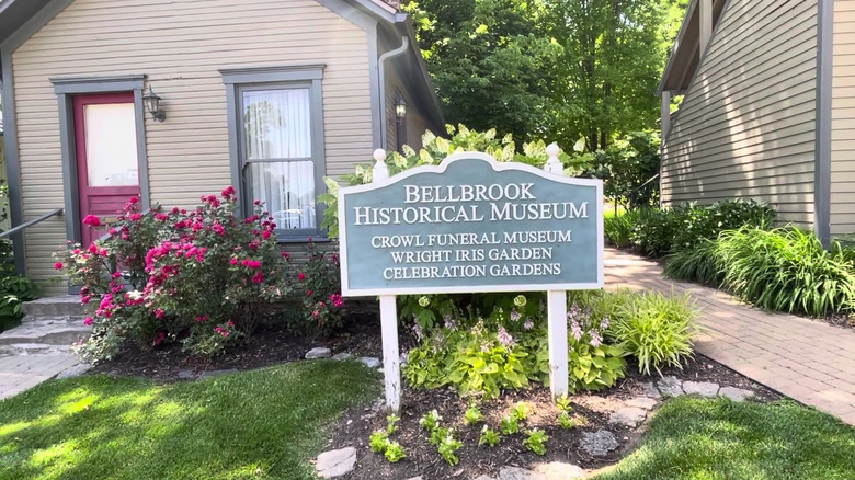 Bellbrook Historical Museum sign
