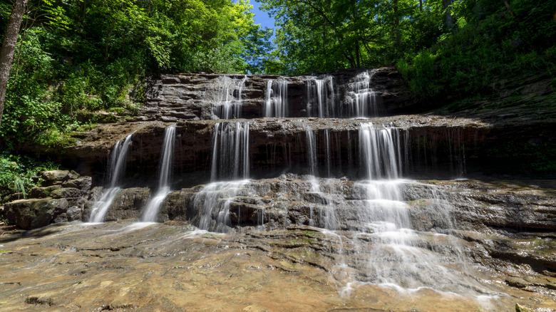 Waterfall in Fallsville Wildlife Area