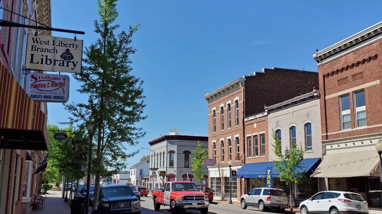 Downtown West Liberty, Ohio