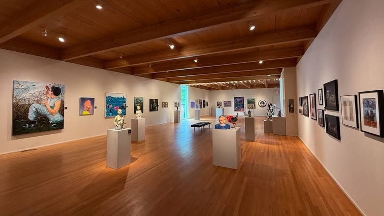 exhibit in Mansfield Art Center