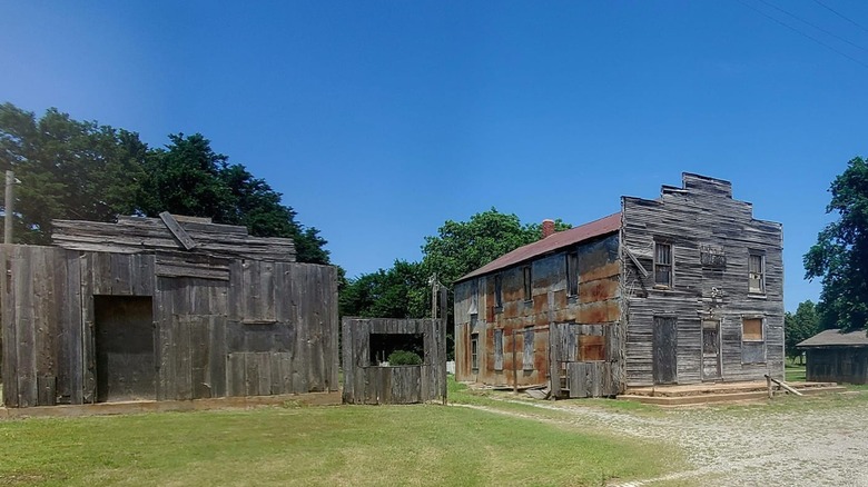 Abandoned town of Ingalls, Oklahoma