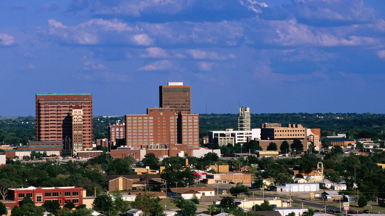 aerial view of Bartlesville, Oklahoma