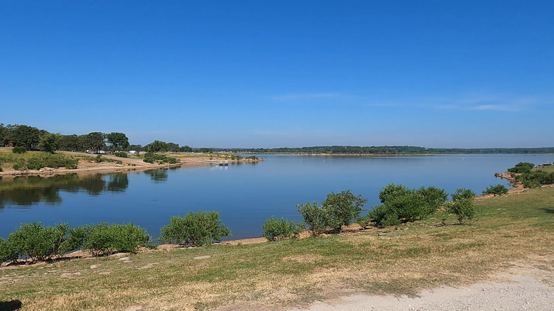 Jellystone Park camping area on Keystone Lake, Oklahoma