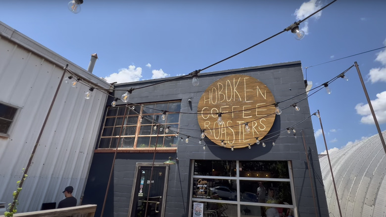 Outside shot of Hoboken Coffee Roasters in Guthrie