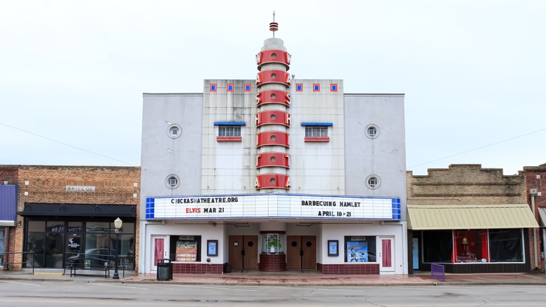 Historic theatre in Chickasha, Oklahoma