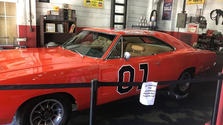The General Lee from Dukes of Hazzard at Cooter's Place in Pigeon Forge, Tennessee
