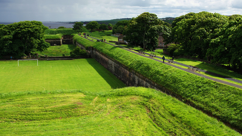The Elizabethan Town Walls in Berwick upon Tweed