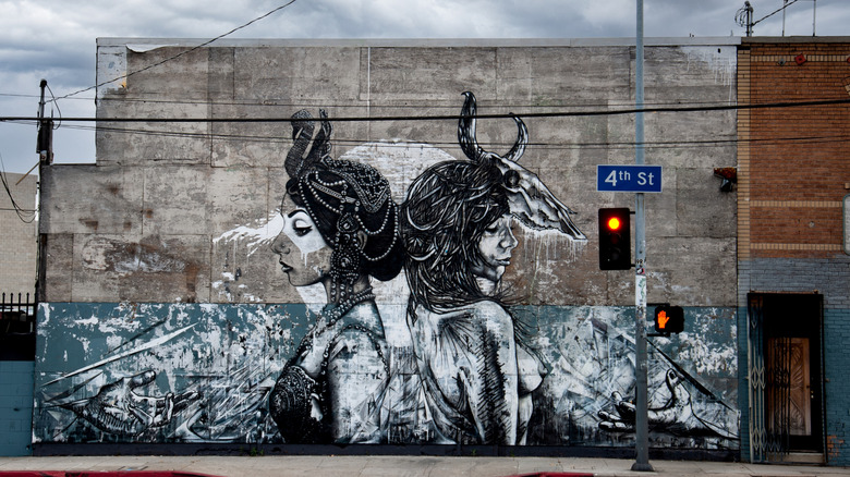 Mural in Arts District, LA